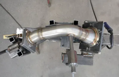 Downpipe kit pravý + levý (nahrazuje katalyzátor) Supersprint 249511