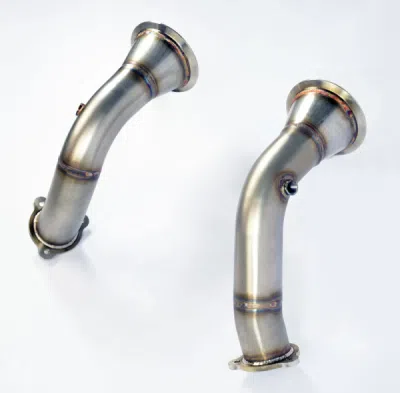 Downpipe kit pravý + levý (nahrazuje katalyzátor) Supersprint 249511