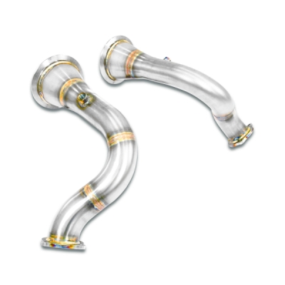 Downpipe kit pravý + levý (nahrazuje katalyzátor) Supersprint 249511