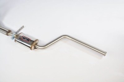 Front exhaust - resonated "floor pedals" Supersprint 010602