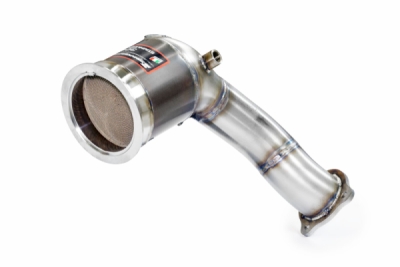 Downpipe levý s metalickým katalyzátorem (pro vozy s pravostranným i levostranným řízením) Supersprint 777941