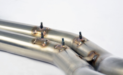 Centre exhaust Twin Pipe - non resonated Supersprint 044013