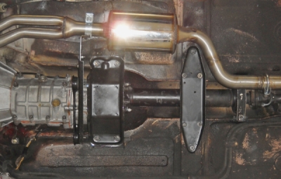 Front exhaust - resonated "hanging pedals" Supersprint 011001