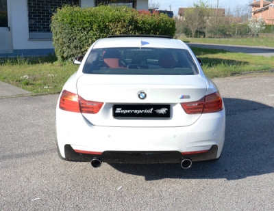 Spojovací trubka + zadní díl výfuku pravá ∅100 mm - levá ∅100 mm Supersprint 983724