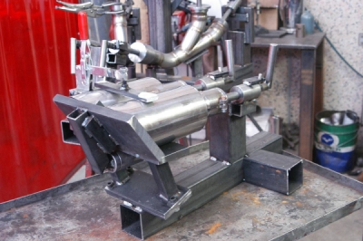 Sada koncovek výfuku, pravá ∅120 mm s centrálním výstupem (k originálnímu zadnímu nárazníku) Supersprint 350426