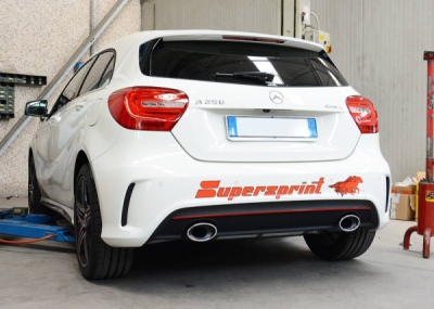 Sada koncovek výfuku, pravá 145x95 mm + levá 145x95 mm Supersprint 722015