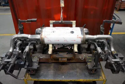 Zadní díl výfuku pravý - levý s klapkami -13,0 Kg Supersprint 350554