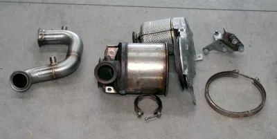 Downpipe s přírubami a záslepkami pro senzory (nahrazuje DPF) (jen Euro 6) Supersprint 773331