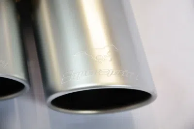 Sada koncovek výfuku "Satin", pravá ∅90 mm - levá ∅90 mm Supersprint 986156