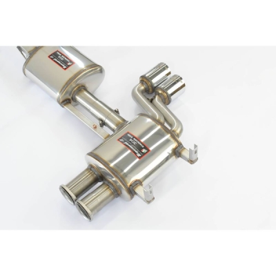 Zadní díl výfuku pravá 80mm + levá 80 mm "LIGHTWEIGHT RACING" - 13,0 kg Supersprint 044006