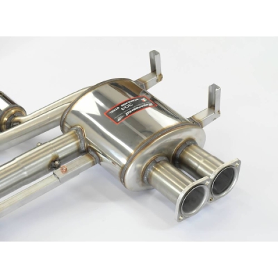 Zadní díl výfuku pravá 80mm + levá 80 mm "LIGHTWEIGHT RACING" - 13,0 kg Supersprint 044006