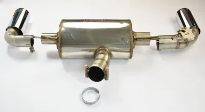 Zadní díl výfuku levá ∅100 mm - pravá ∅100 mm s klapkou Supersprint 522524