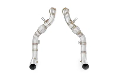 Turbo downpipe kit, pravá - levá (nahrazuje katalyzátoy) (kompatibilní s originálním cat-back výfukem) Supersprint 526911