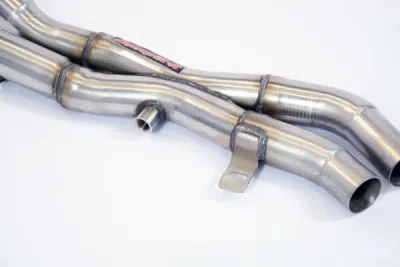Výfukové svody + "X-trubka" pro originální katalyzátor, nerezová ocel (pro vozy s levostranným řízením) Supersprint 782501
