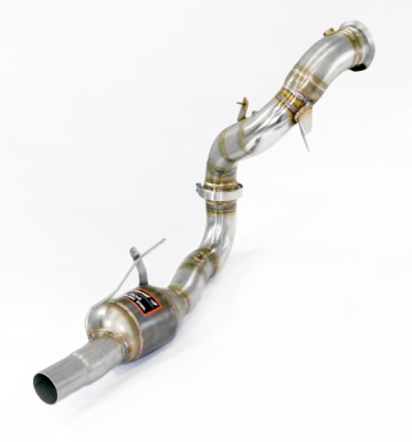 Downpipe levý s metalickým katalyzátorem (nahrazuje pre-kat) Supersprint 724981