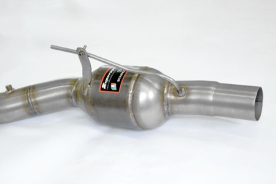 Downpipe levý s metalickým katalyzátorem (nahrazuje pre-kat) Supersprint 724981