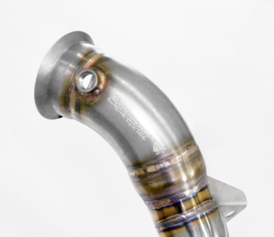 Downpipe levý s metalickým katalyzátorem (nahrazuje pre-kat) Supersprint 724981