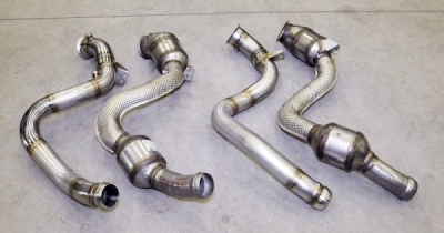 Downpipe kit pravý + levý (nahrazuje primární a sekundární katalyzátor) Supersprint 721911