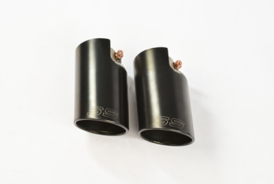 Sada koncovek výfuku, pravá ∅100 mm - levá ∅100 mm "Gun Metal Grey" Supersprint 248656