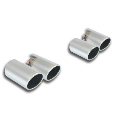 Sada koncovek výfuku "Satin" - pravá ∅90 mm – levá ∅90 mm Supersprint 989656
