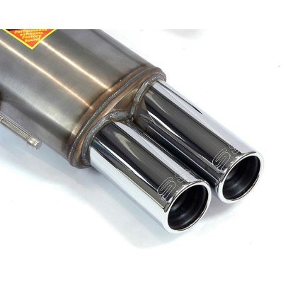 Spojovací trubka + zadní díl výfuku ∅76 mm – STEEL 409 Supersprint 815436