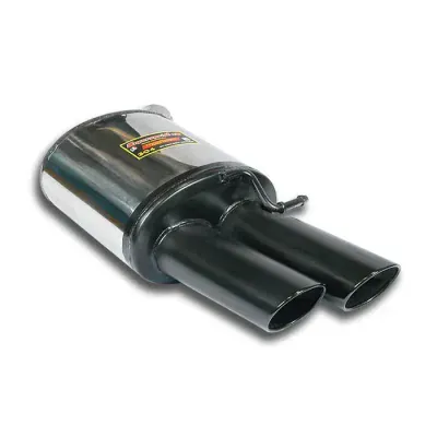 Zadní díl výfuku levý 100x75 mm "Gun Metal Grey" Supersprint 771457