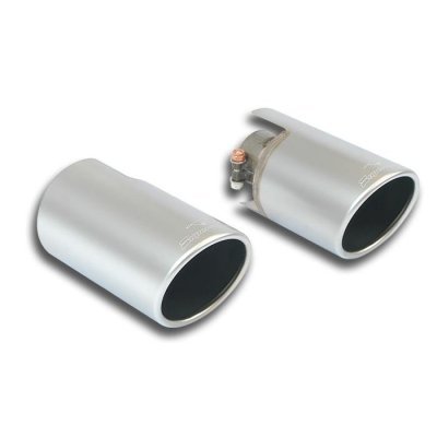 Sada koncovek výfuku, pravá – levá ∅100 mm "Satin" Supersprint 831856