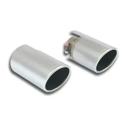 Sada koncovek výfuku, pravá – levá ∅100 mm "Satin" Supersprint 831856