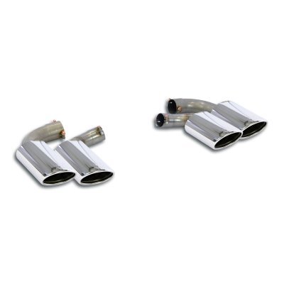 Sada 4 koncovek výfuku – levá-pravá 120x80 mm Supersprint 443027