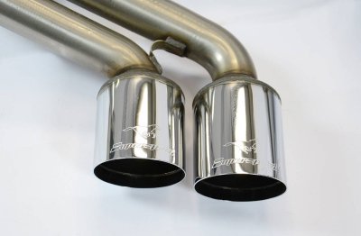 Zadní díl výfuku pravá 80mm + levá 80 mm "LIGHTWEIGHT RACING" - 13,0 kg Supersprint 044006
