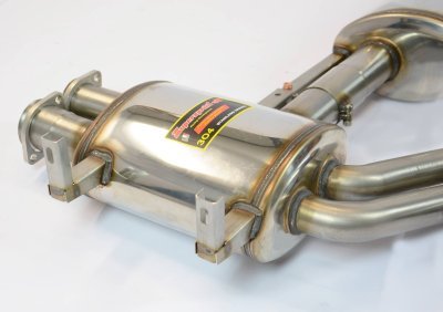 Zadní díl výfuku pravá 80mm + levá 80 mm "LIGHTWEIGHT RACING" - 13,0 kg Supersprint 044006