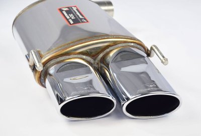 Zadní díl výfuku levý 120x80 mm Supersprint 755037
