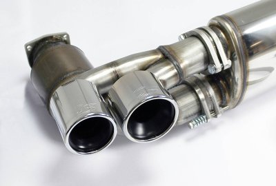 Zadní díl výfuku pravý - levý "Sport" + Metalický katalyzátor 100 CPSI Supersprint 246704