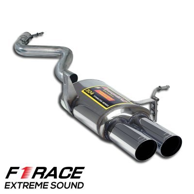 Zadní díl výfuku "F1 Race LIGHWEIGHT" levý 80mm, Supersprint 045176