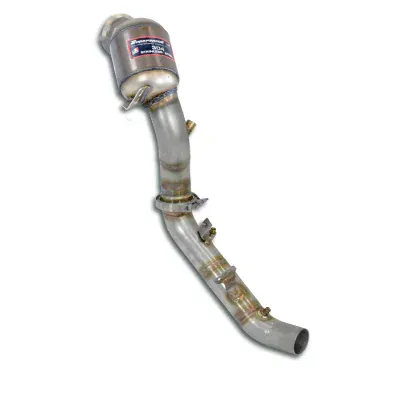 Downpipe pravý + kovový pre-kat – nahrazuje druhý katalyzátor a OPF Supersprint 725021