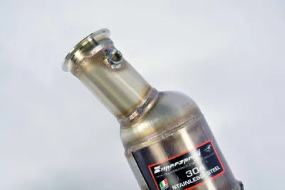 Downpipe pravý + Metalický katalyzátor 200CPSI Supersprint 756521