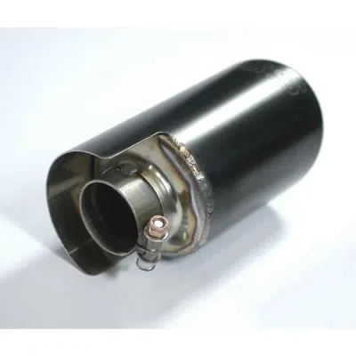 Sada koncovek výfuku, pravá ∅100 mm – levá ∅100 mm "Gun Metal Grey" Supersprint 816054