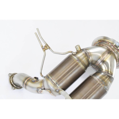 Downpipe s metalickým katalyzátorem, pravá – levá (nahrazuje originální katalyzátor a OPF (pro vozy s levostranným i pravostranným řízením) Supersprint 779421