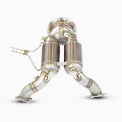 Downpipe s metalickým katalyzátorem, pravá – levá (nahrazuje originální katalyzátor a OPF (pro vozy s levostranným i pravostranným řízením) Supersprint 779421