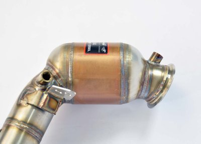 Turbo downpipe kit + metalický katalyzátor pravý Supersprint 986721