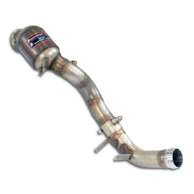 Downpipe pravý + kovový pre-katalyzátor – odstraňuje druhý katalyzátor (pro vozy s pravostranným i levostranným řízením) Supersprint 723121