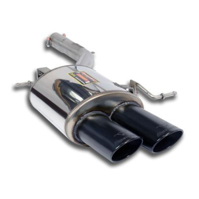 Zadní díl výfuku levý 100x75 mm "Gun Metal Grey" Supersprint 983057
