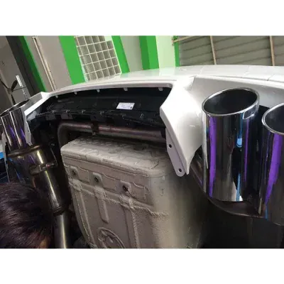 Zadní díl výfuku pravá ∅100 mm - levá ∅100 mm "Power Loop" Supersprint 982826