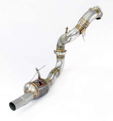 Downpipe levý s metalickým katalyzátorem (nahrazuje pre-kat) Supersprint 724981