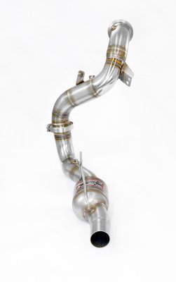 Downpipe levý s metalickým katalyzátorem (nahrazuje pre-kat) Supersprint 724981