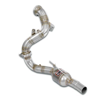Downpipe levý s metalickým katalyzátorem (nahrazuje pre-kat) Supersprint 724981