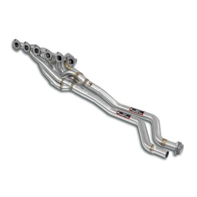 Manifold + connecting pipes 100% Stainless steel(Left Hand Drive)For the stock centre muffler Supersprint 041004