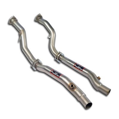 Downpipe kit pravý + levý (nahrazuje katalyzátor) Supersprint 762011