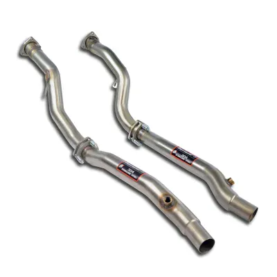 Downpipe kit pravý + levý (nahrazuje katalyzátor) Supersprint 762011