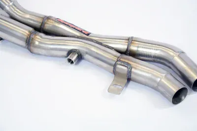 Výfukové svody + "X-trubka" pro originální katalyzátor, nerezová ocel (pro vozy s levostranným řízením) Supersprint 782501
